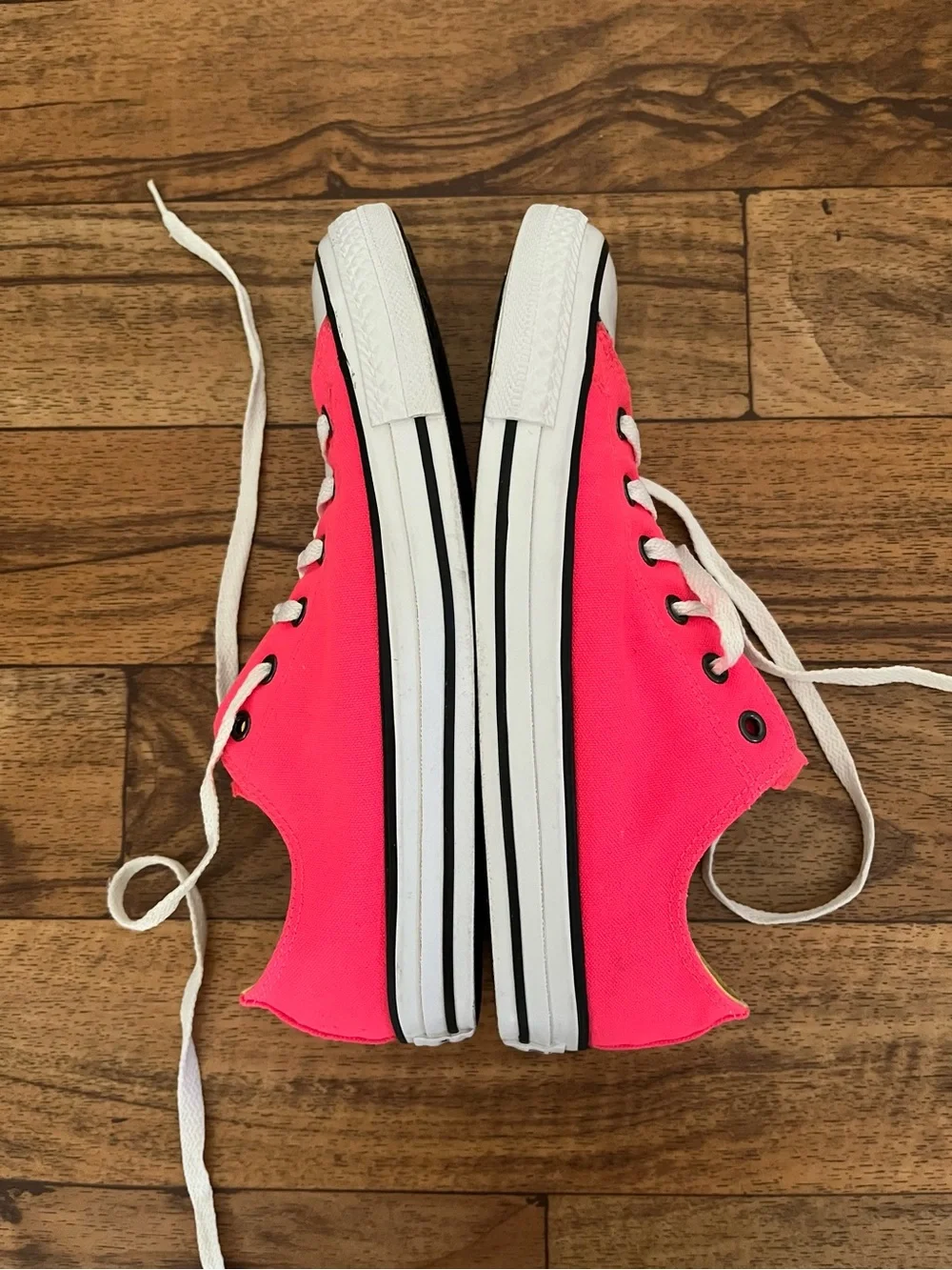 Converse Chuck Taylor All Star Double Tongue Neon Pink Low Top 614130F